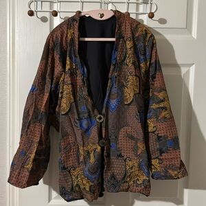 Batik cotton Jacket sizeM to L